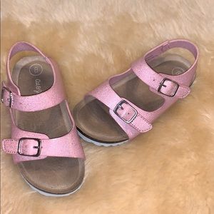 Cat & Jack Pink Tisha Comfort Footbed Sandals